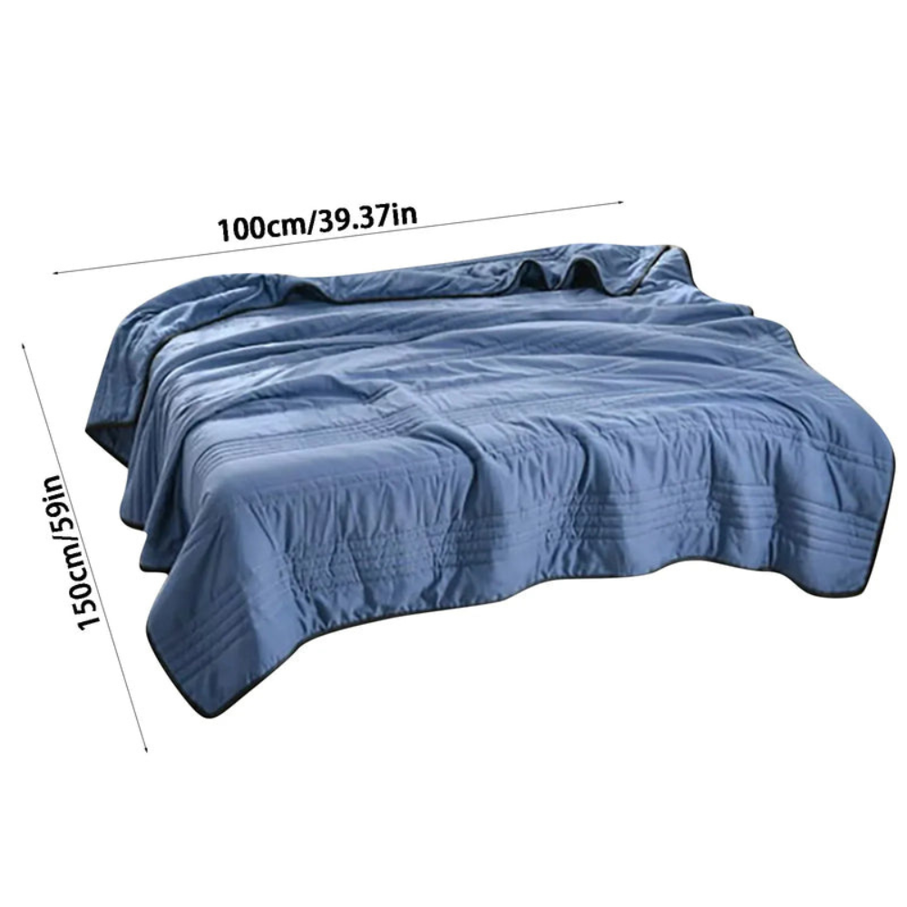 Cooling Weighted Blanket | Lightweight Breathable Cover for All Season Comfort - Image 3
