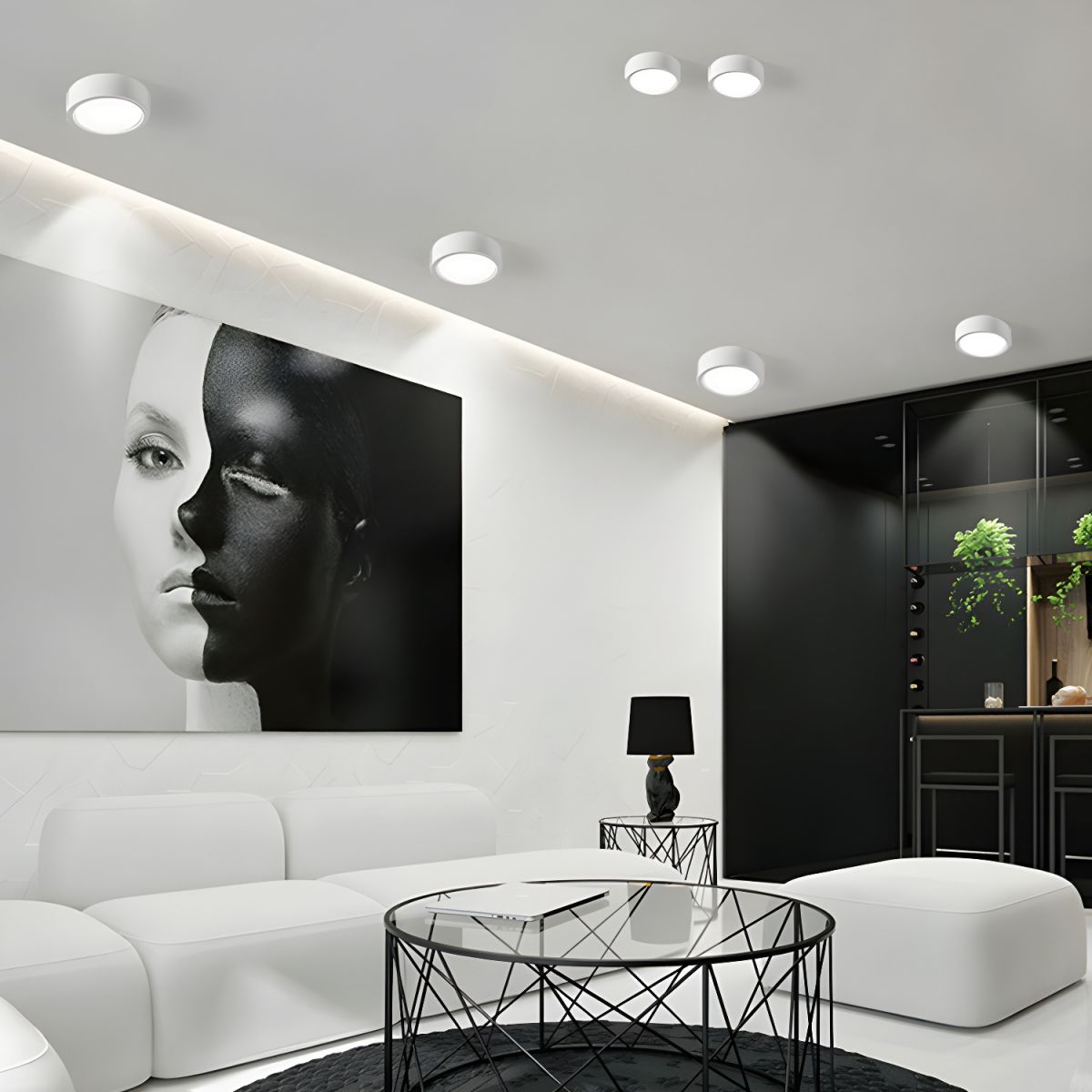 Nordic Style Indoor Surface Flush Ceiling Lights - Image 3