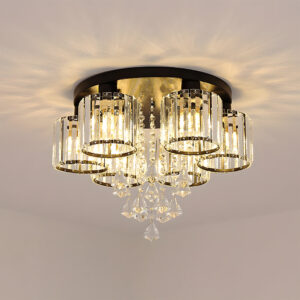 Alternative view of Contemporary Crystal Flush Mount Ceiling Lights
