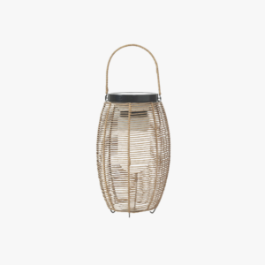 Alternative view of LED Rattan Outdoor Lantern Light – Portable & Weatherproof