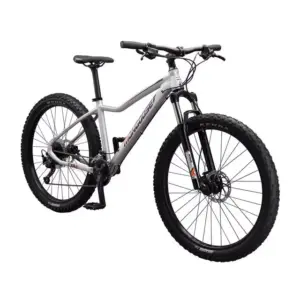 Mongoose Tyax 27.5 Small Sport Erwachsenen-Unisex-Mountainbike, 27,5 Zoll, Grau