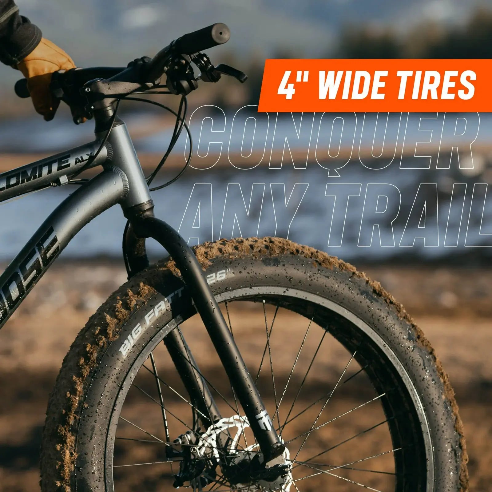 26" Mongoose Dolomite ALX Unisex Fatbike, - Image 4