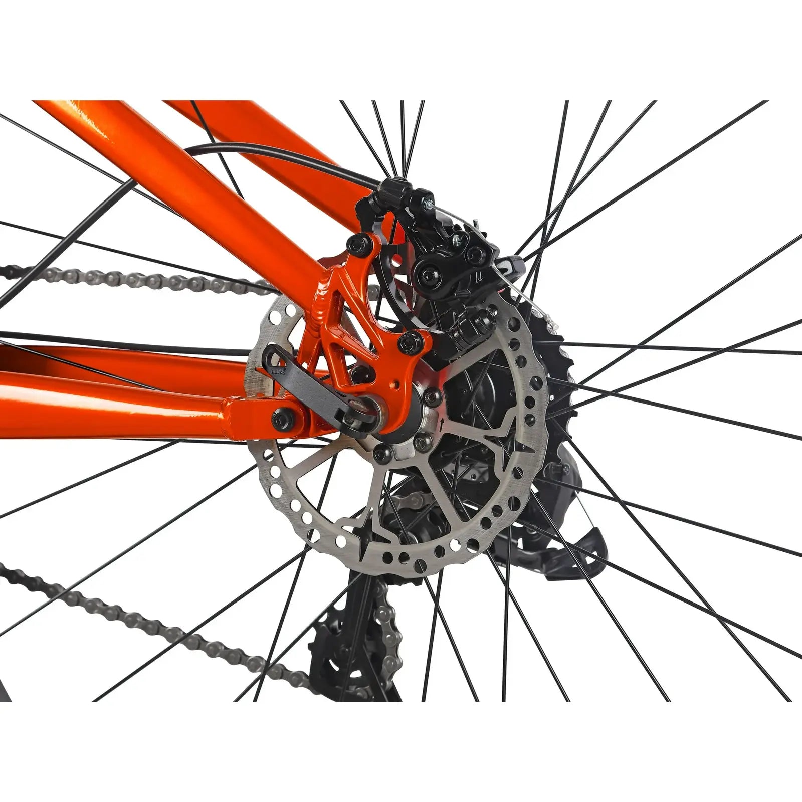 Schwinn Axum Mountainbike für Erwachsene (Unisex), 29 Zoll, Vollfederung, orange - Image 3