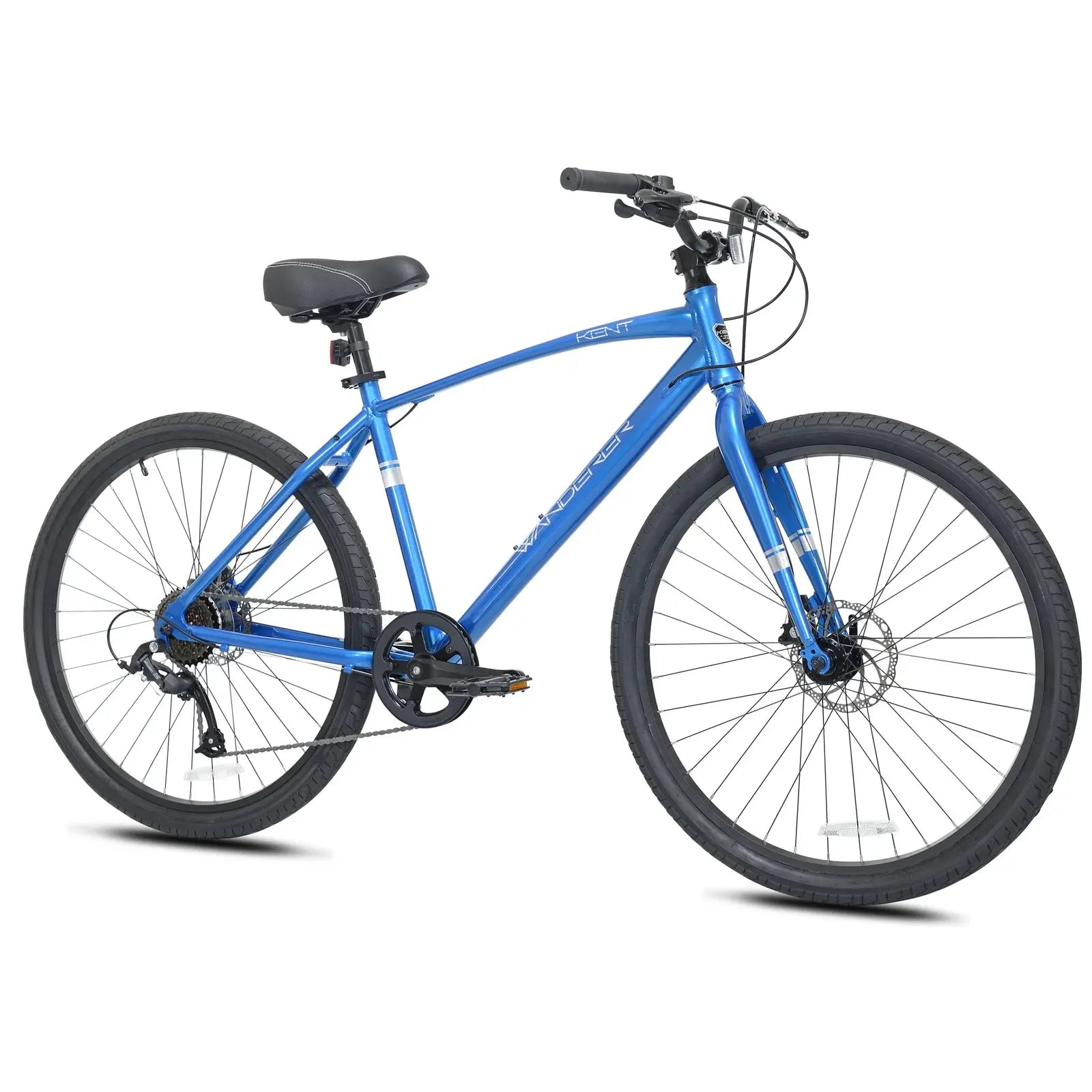 Kent Bicycles 27,5 Zoll Wanderer Herren-All-Terrain-Fahrrad aus Aluminium, Blau