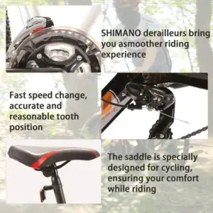 Alternative view of Mountainbike, Aluminium-Herrenfahrrad, 21 Gänge, 29"-Räder für Erwachsene und Damen