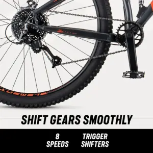 Alternative view of Mongoose Ledge X2 Mountainbike, 29-Zoll-Räder, 8 Gänge, Erwachsene ab 14 Jahren, Grau