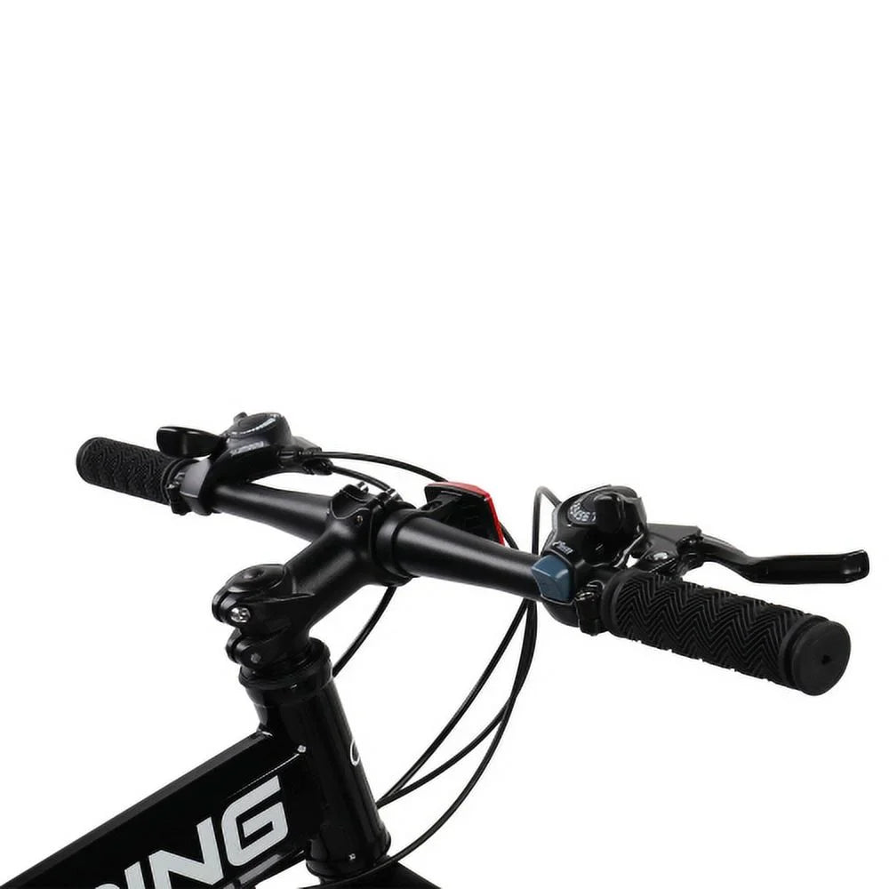 OverPatio 26-Zoll-Falt-Mountainbike für Damen und Herren, 21 Gänge, tragbar, variable Geschwindigkeit, für Jugendliche und Erwachsene, Schwarz - Image 2