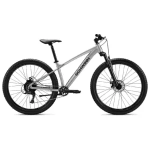 Schwinn Axum Sport Herren-Mountainbike, 27,5 Zoll, Rahmengröße S, Silber