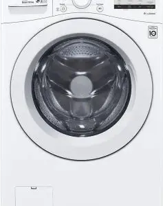 Alternative view of LG Side-by-Side Washer & Dryer Set with Front Load Washer and Gas Dryer