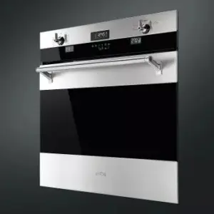 Alternative view of Smeg Classic Design 30 Inch Single Electric Wall Oven with 4.34 cu. ft. Capacity