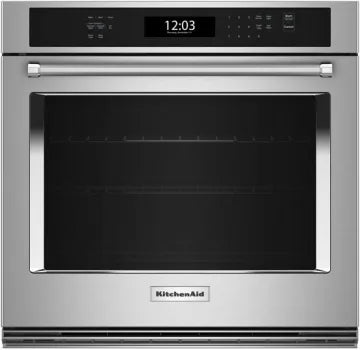 KitchenAid 30 Inch Single Electric Wall Oven with 5 Cu. Ft. Capacity