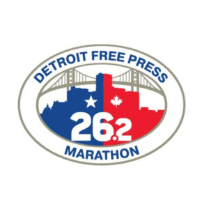 Detroit Free Press Marathon Distance Magnet