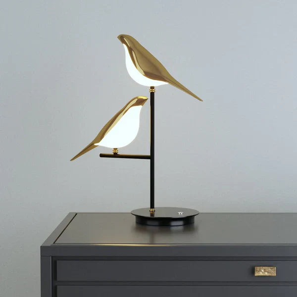 Nordic Bird LED Table Lamp – Elegant Ambient Lighting - Image 4