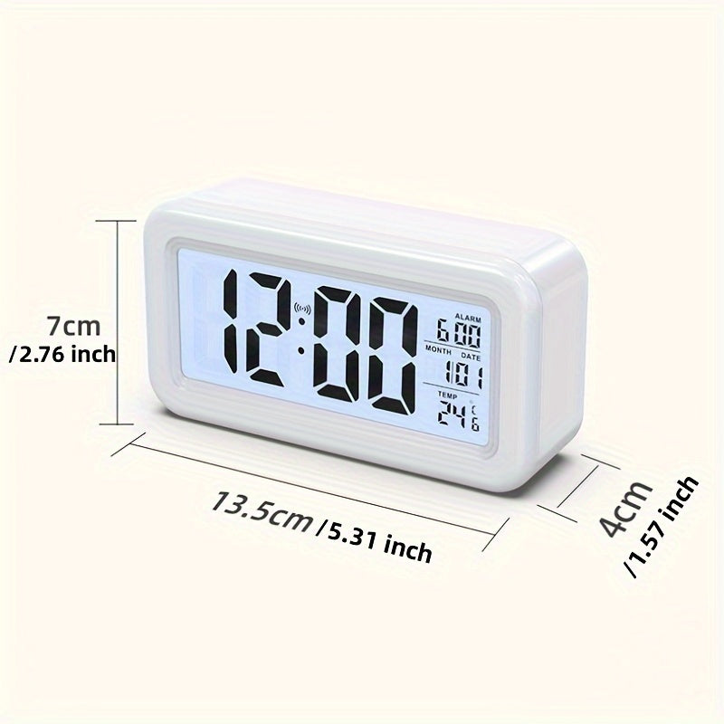 Digital Alarm Clock with LED Display and Temperature Function - Image 4