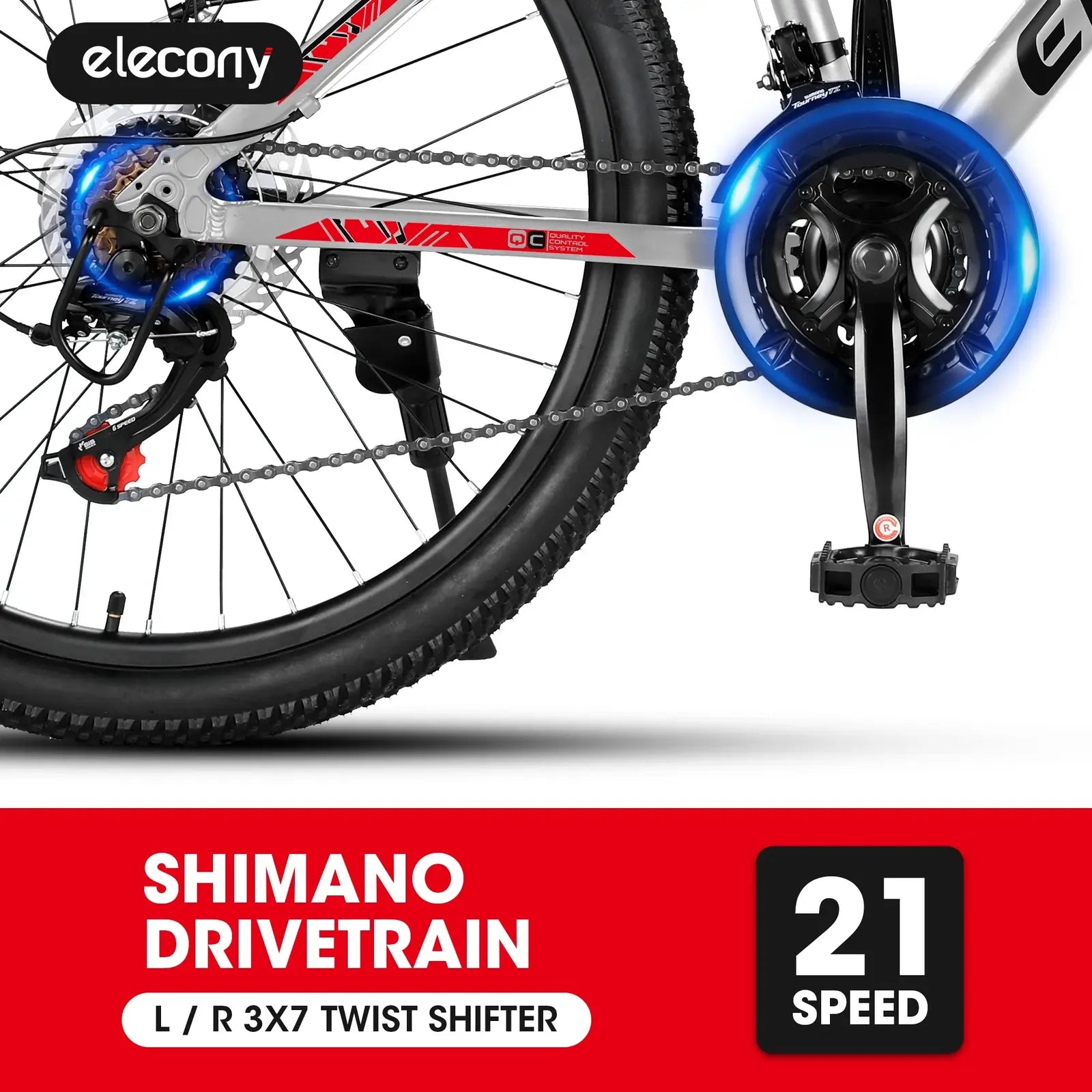 Elecony Hochleistungs-Mountainbike für Erwachsene - Image 2