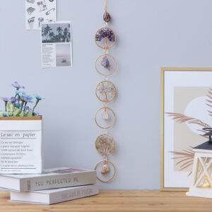 Geometric Metal Hanging Planter – Modern Indoor Plant Pot