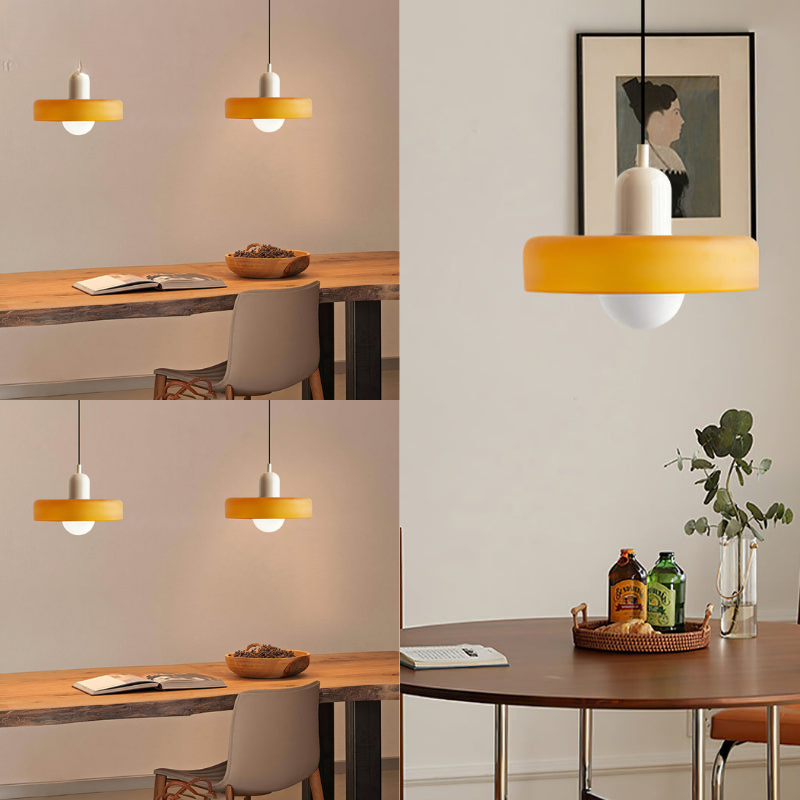 Modern Pendant Light with Retro Touch – Dining Room Elegance - Image 2