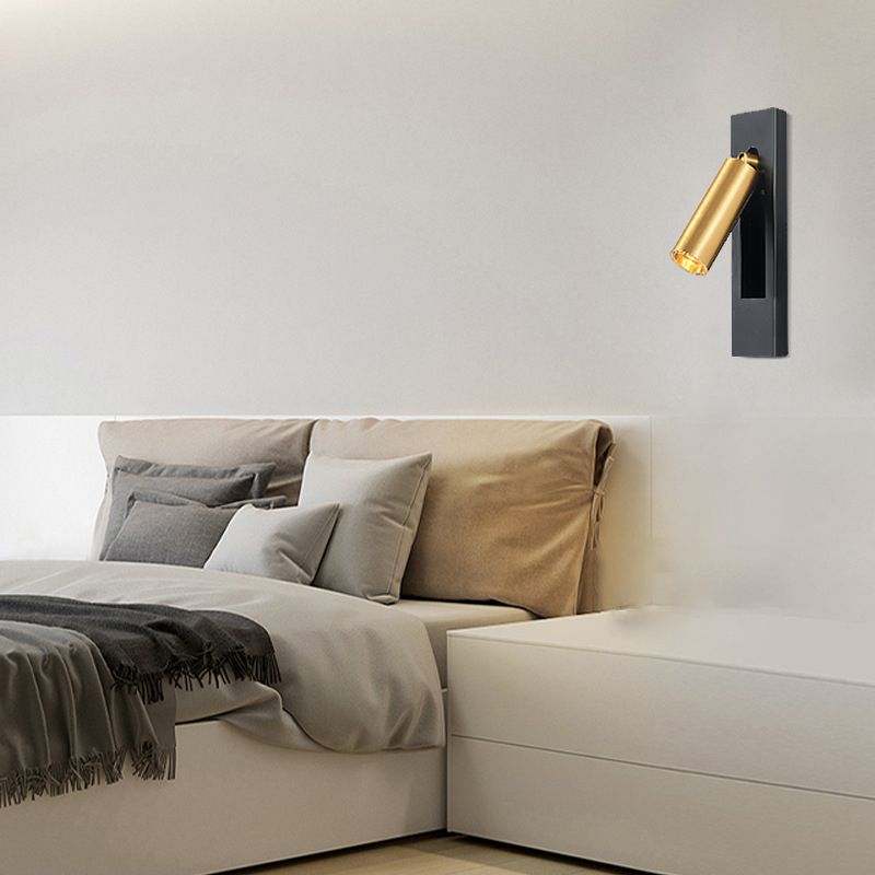 Modern Adjustable Wall Reading Light – Black LED Bedside Spotlight - Image 3