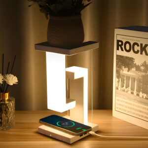 LumoCharge Touch LED Desk Lamp with USB & Wireless Charging