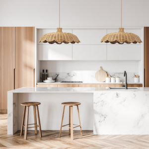 Boho Creative Decor Rattan Woven Pendant Light