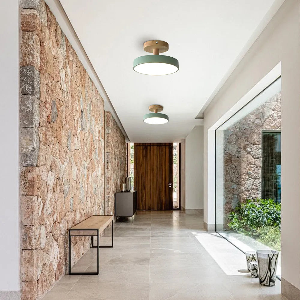 Modern Iron Round Hallway LED Ceiling Lights - Image 2