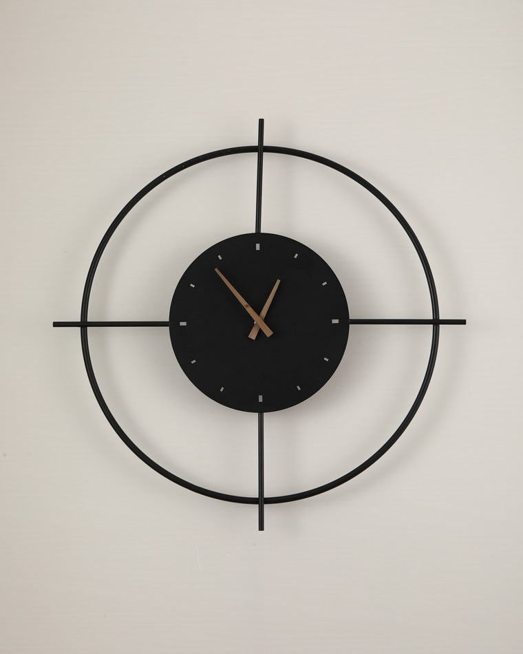Modern Wall Clock with Backlight – Black LED Clock Design - Image 16