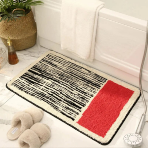 Bathroom Non Slip Bath Mat | Abstract Modern Design