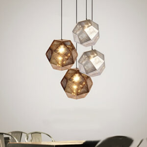 Alternative view of Geometric Cluster Pendant Light – Modern Luxury Statement Lighting