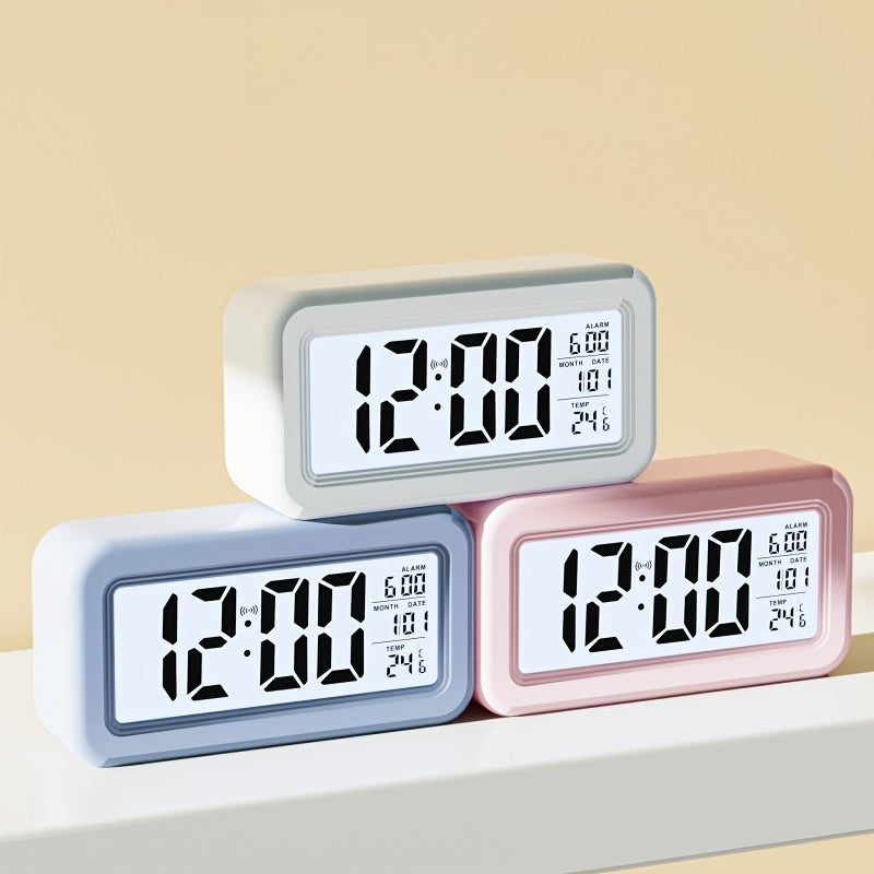 Digital Alarm Clock with LED Display and Temperature Function - Image 2