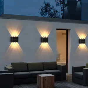 Modern Outdoor LED Wall Light | Up & Down Beam Effect