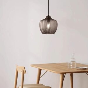 Elegant Mesh Pendant Light – Modern Dining Room Lighting