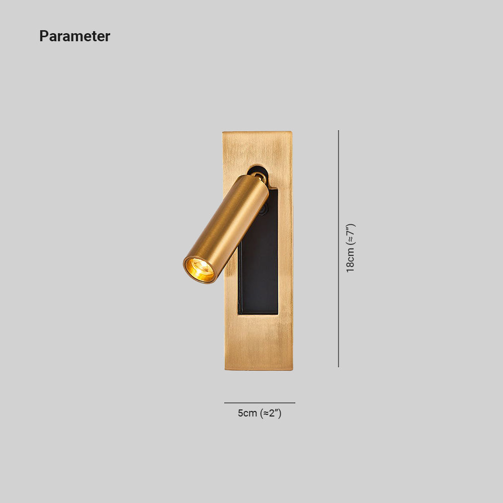 Modern Adjustable Wall Reading Light – Black LED Bedside Spotlight - Image 5