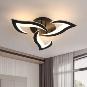 Alternative view of Contemporary Flower Shape Iron LED Ceiling Light For Living Room