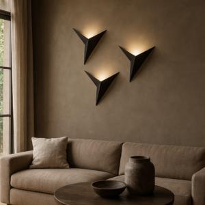Modern Geometric Wall Light – Sculptural LED Accent Lighting