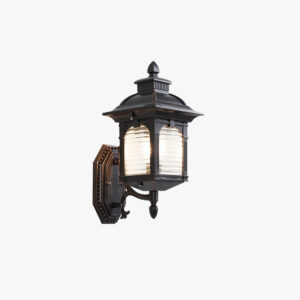 Alternative view of Traditional Outdoor Wall Lantern – Classic Waterproof Sconce