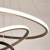 Modern LED Spiral Chandelier – Sculptural Statement Lighting