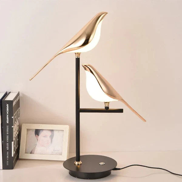 Nordic Bird LED Table Lamp – Elegant Ambient Lighting - Image 2