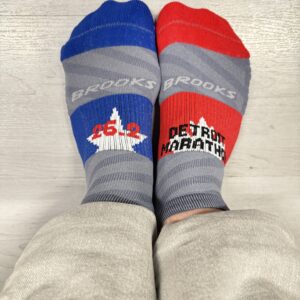 Alternative view of Brooks Detroit Marathon BFF Sock
