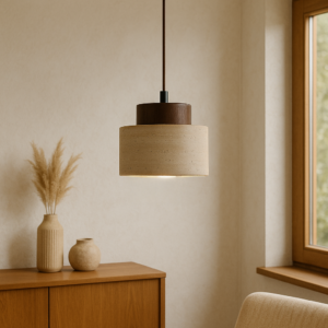 Minimalist Concrete Pendant Light – Nordic Hanging Lamp