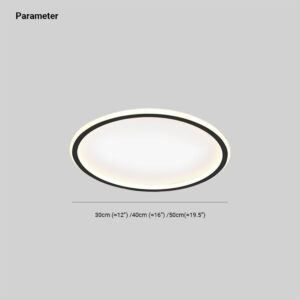 Alternative view of Modern Minimalist LED Ceiling Light – Sleek Flush Mount for Contemporary Interiors