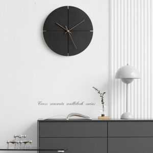 Alternative view of Modern Minimalist Square Wall Clock – Silent Design Clock
