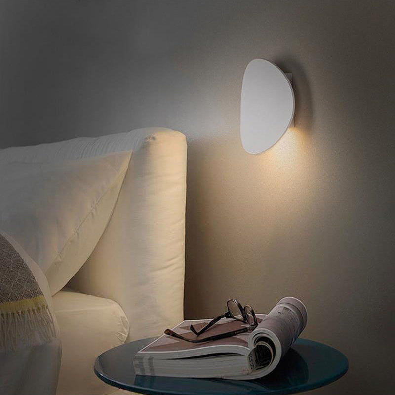 Modern Oval Black Wall Light – Soft Glow LED Accent Lamp - Image 4