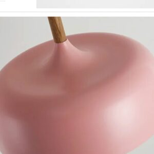 Modern Black Pendant Light with Wooden Detail – Nordic Ceiling Fixture