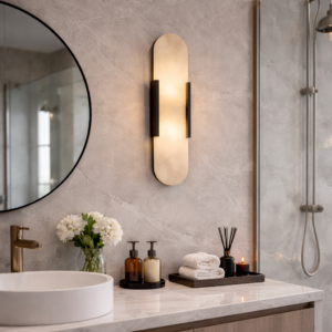 Modern Brass Wall Light – Luxury Bathroom & Hallway Lighting