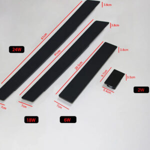 Slim Outdoor LED Wall Light | Modern Up & Down Wall Sconce