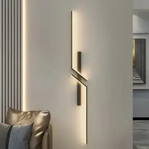 Contemporary LED Wall Light – Vertical Architectural Feature