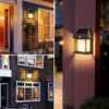 Solar Wall Light with Motion Sensor – Outdoor LED Lantern