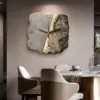 Stone Texture Wall Clock with Silent Movement – Modern Statement