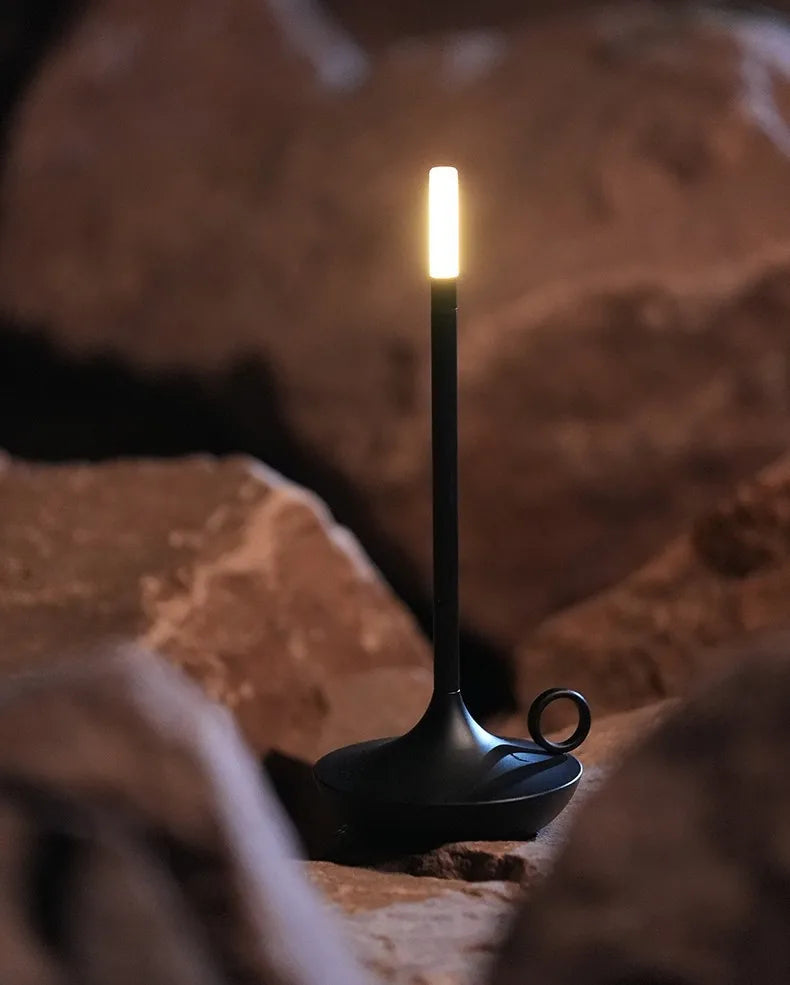 Rechargeable LED Candle-Style Touch Table Lamp – Minimalist Design - Image 5