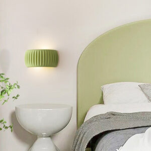 Alternative view of Macaroon Cream Color Simple Indoor Wall Light